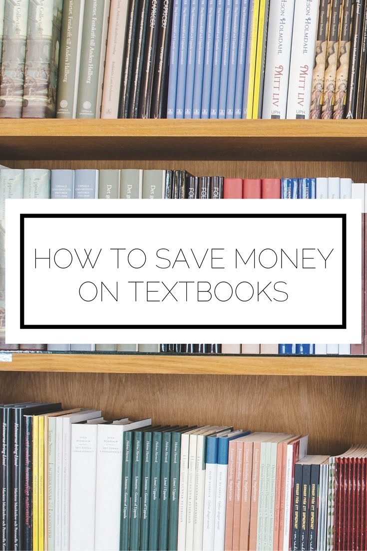 How To Save Money On Textbooks