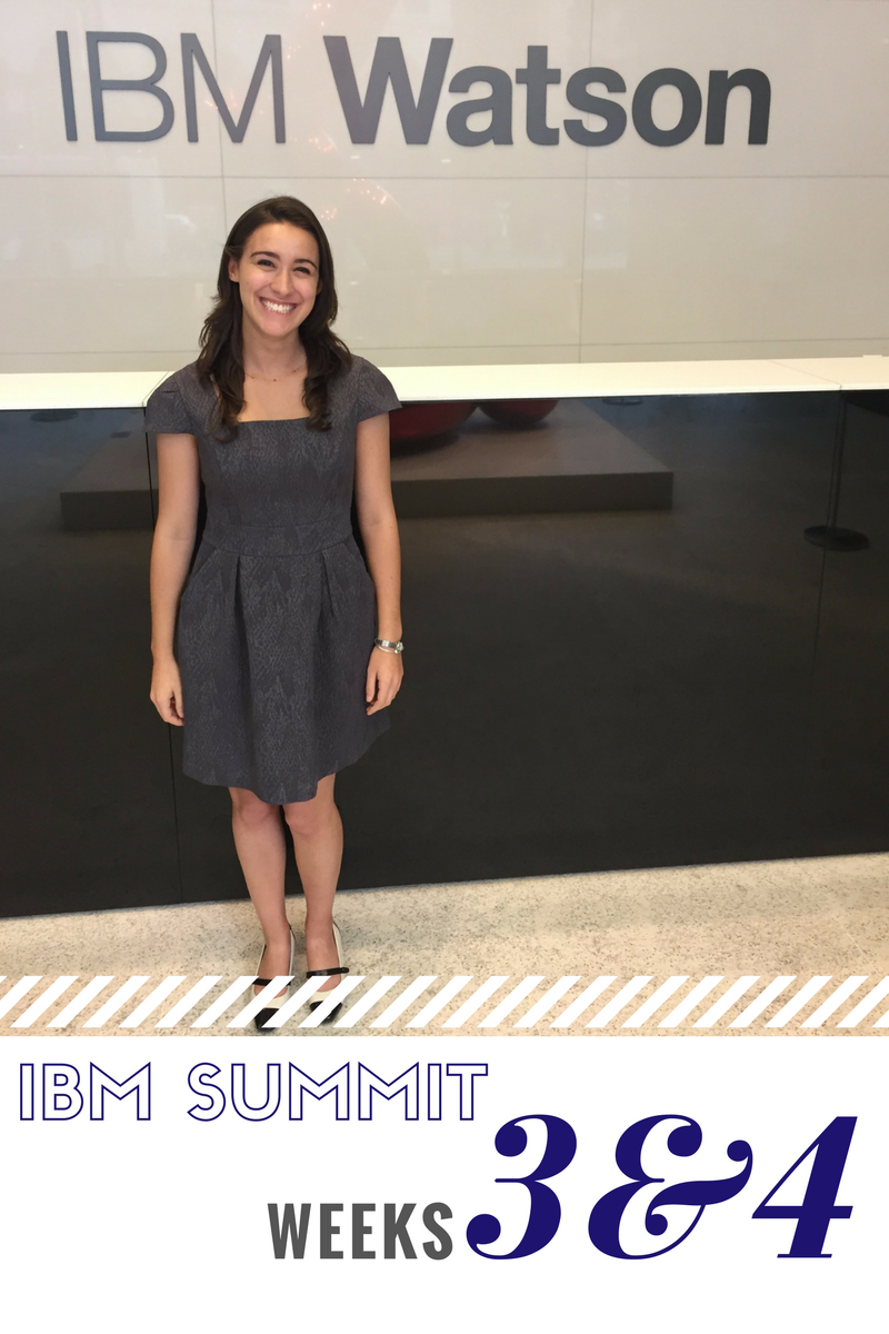IBM Summit Program: Weeks 3&4
