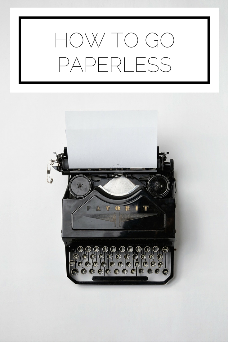 How To Go Paperless