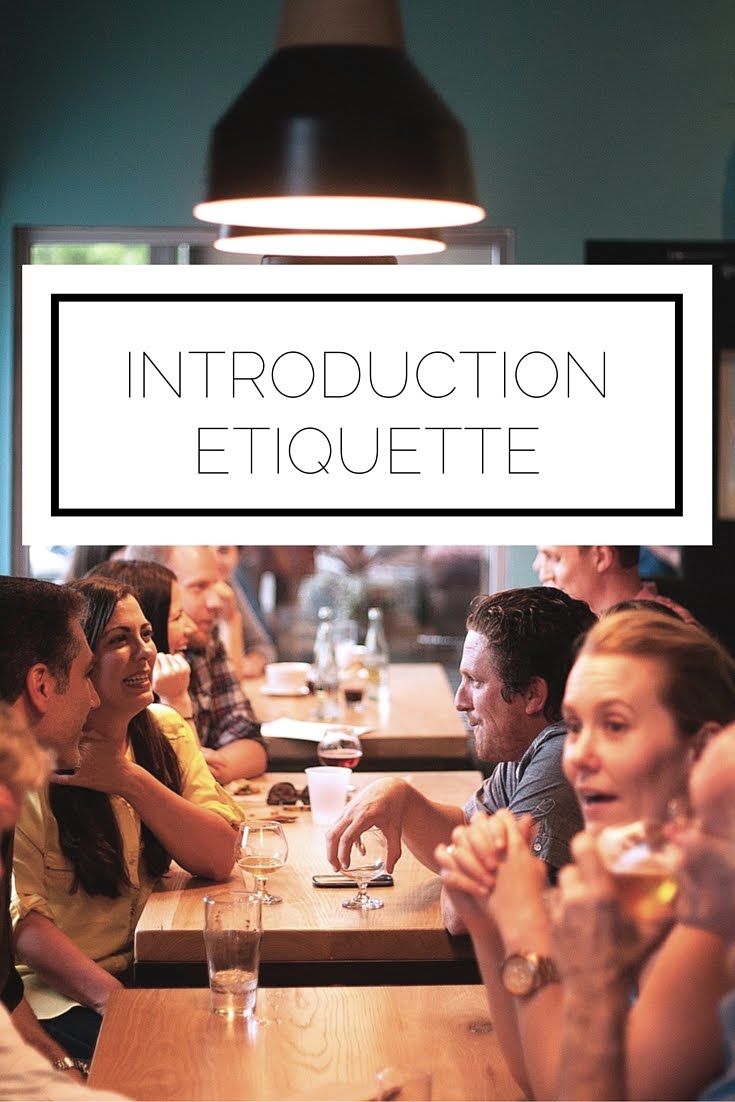 Introduction Etiquette