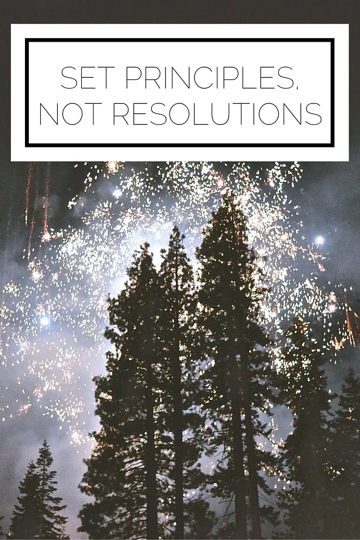 Set Principles, Not Resolutions