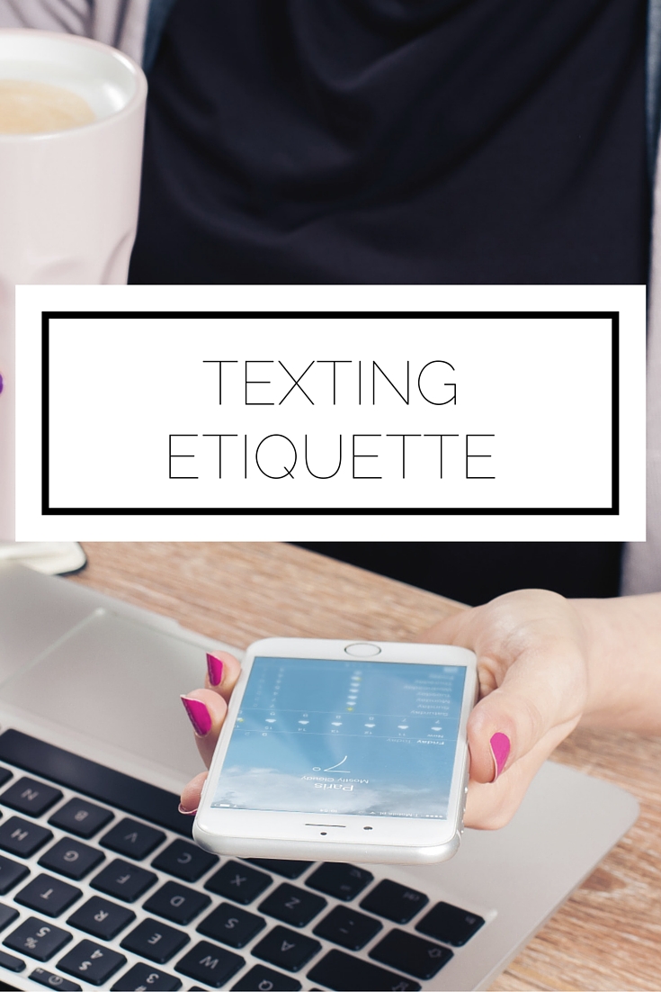 Texting Etiquette