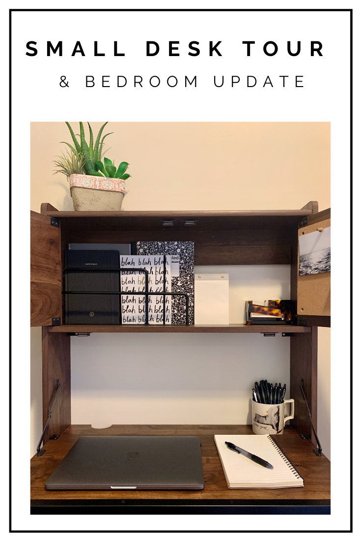 Small Desk Tour & Bedroom Update