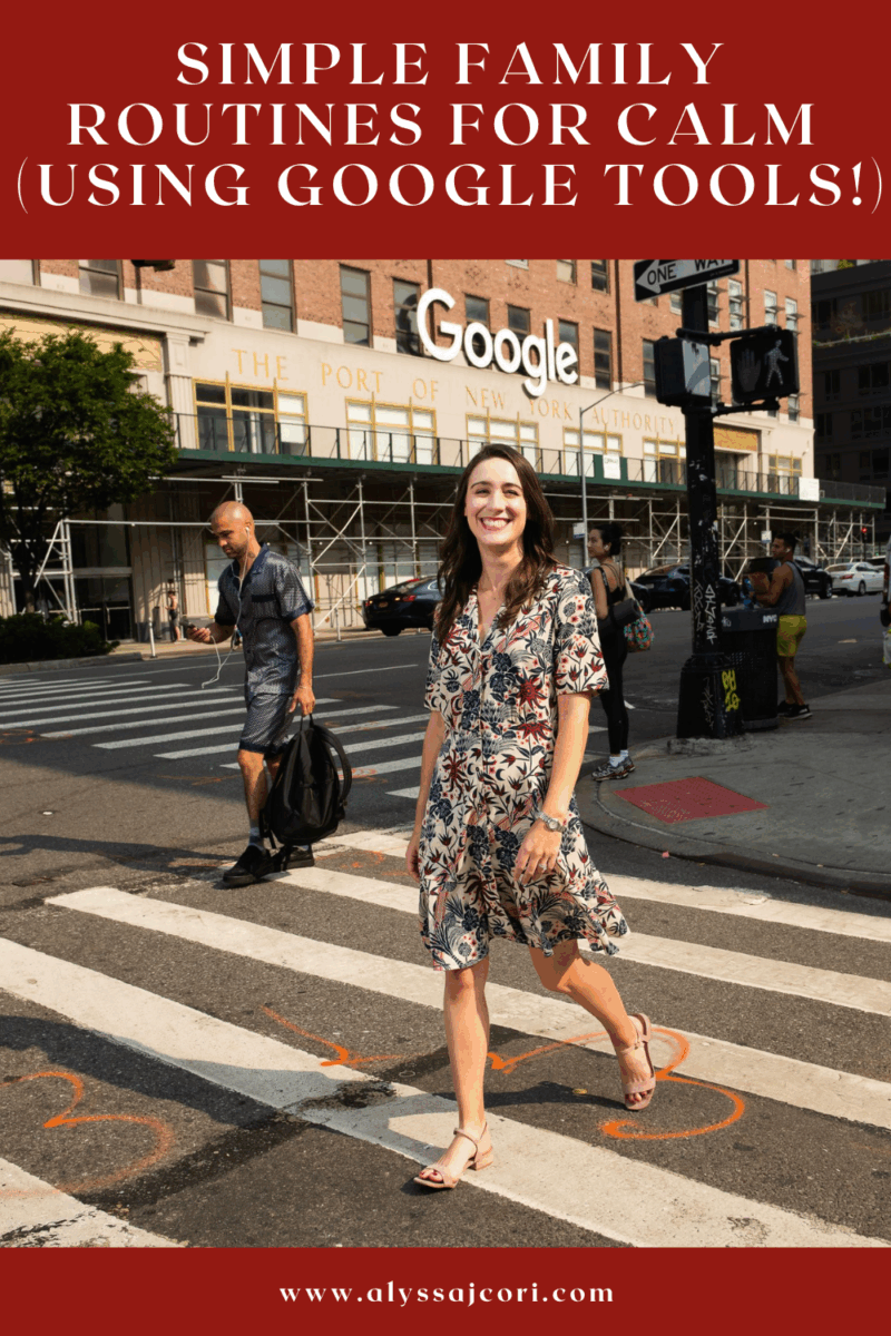 Simple Family Routines for Calm (Using Google Tools!)