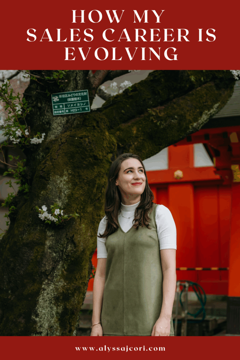 How My Sales Career Is Evolving