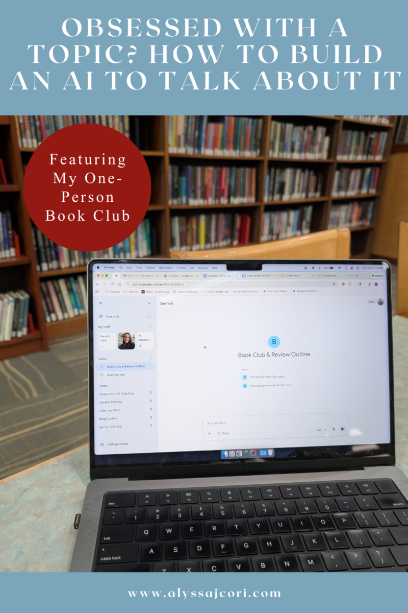 Obsessed with a Topic? How to Build an AI to Talk About It (Featuring My One-Person Book Club)